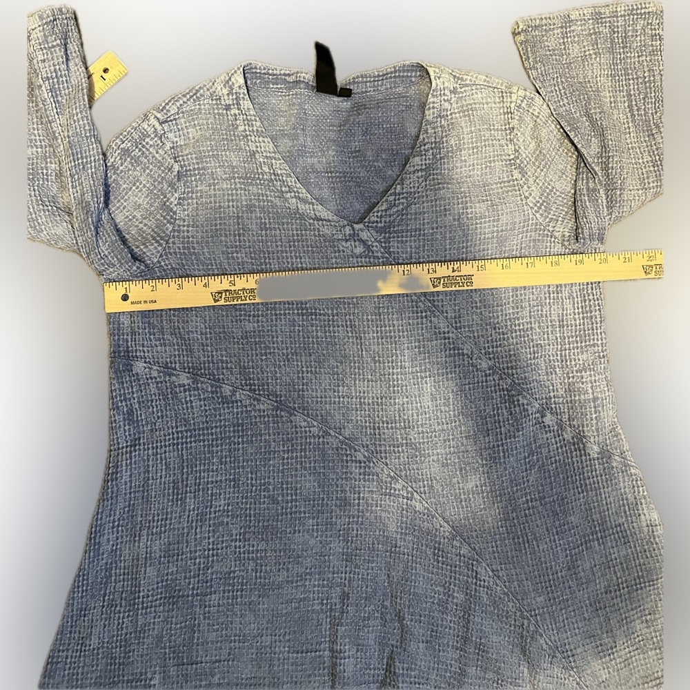Focus Casual Life Cotton Mini Asymmetrical Waffle Tunic size S - Picture 10 of 14